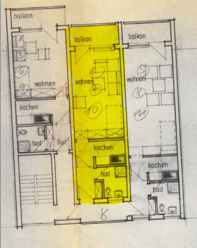 Studio zur Miete 450 € 1 Zimmer 35 m² 1. Geschoss frei ab 01.04.2025 Gabelsbergerstr. 18 Stubenloh Erlangen 91052