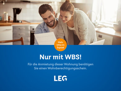 Wohnung zur Miete nur mit Wohnberechtigungsschein 304 € 2 Zimmer 64 m² 2. Geschoss Otto-Brenner-Straße 20a Wattenscheid Bochum 44866