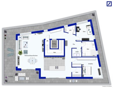 Penthouse zum Kauf provisionsfrei 971.000 € 3 Zimmer 183,2 m² Aglasterhausen Aglasterhausen 74858