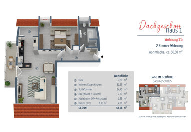 Wohnung zum Kauf Provisionsfrei 634.000 € 2 Zimmer 66,6 m² Erdgeschoss Bürgermeister-Krug-Weg 1 + 3 Olching Olching 82140