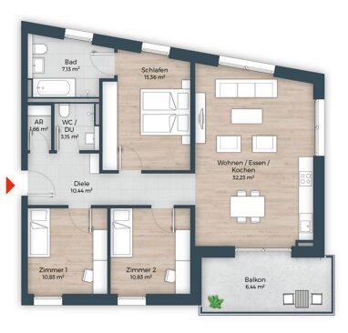 Wohnung zum Kauf Provisionsfrei 898.950 € 4 Zimmer 98 m² 1. Geschoss Großreuther Straße 165 Marienberg Nürnberg 90425