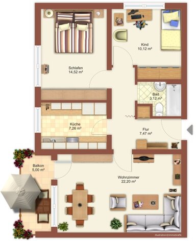 Wohnung zum Kauf provisionsfrei 465.000 € 3 Zimmer 67 m² EG frei ab sofort Pasing München 81243