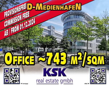Bürogebäude zur Miete Provisionsfrei 17,80 € 743 m² Bürofläche Unterrath Düsseldorf 40468