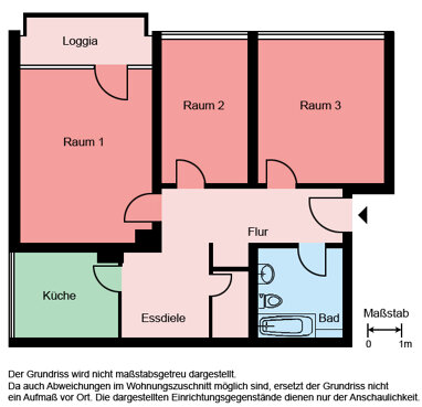 Wohnung zur Miete nur mit Wohnberechtigungsschein 383,06 € 3 Zimmer 78,4 m² 1. Geschoss Wilhelmstraße 80 Holzwickede Holzwickede 59439