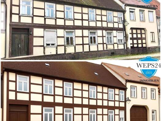 Mehrfamilienhaus zum Kauf 97.999 € 18 Zimmer 334 m² 1.543 m² Grundstück frei ab sofort Arneburg 39596