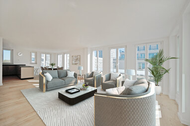 Penthouse zur Miete 4.380 € 4 Zimmer 153 m² 6. Geschoss frei ab 01.08.2024 Münchener Freiheit München 80804