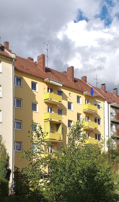 Wohnung zur Miete 750 € 2 Zimmer 47,3 m² 4. Geschoss Deumentenstraße Veilhof Nürnberg 90489