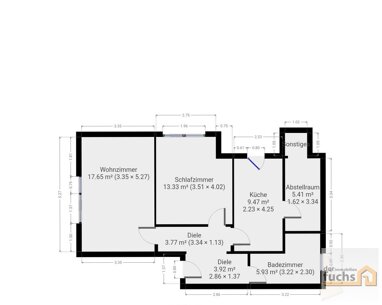 Wohnung zur Miete 600 € 2 Zimmer 61 m² Erdgeschoss Scheuern Nassau 56377