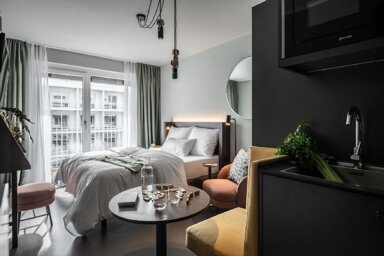 Studio zur Miete Wohnen auf Zeit 2.170 € 1 Zimmer 23 m² Carl-Wery-Straße 35 Neuperlach München 81739