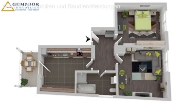 Apartment zum Kauf 188.000 € 2 Zimmer 66,1 m² 1. Geschoss Altstadt Weiden 92637