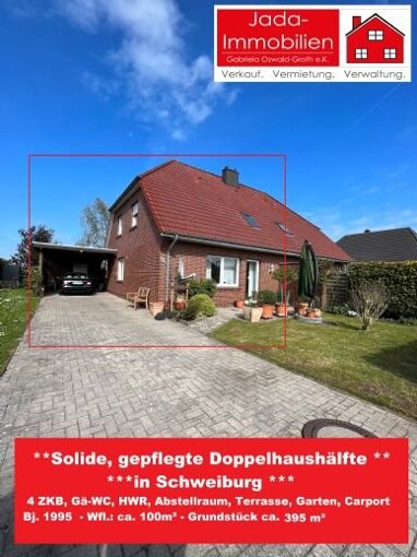 Doppelhaushälfte zum Kauf 235.000 € 4 Zimmer 100 m² 395 m² Grundstück Schweiburg Jade 26349