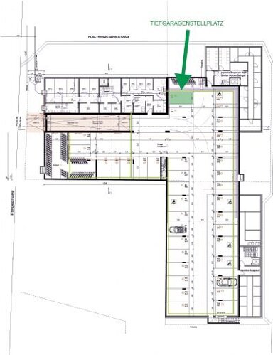 Tiefgaragenstellplatz zur Miete provisionsfrei 90 € Rosa-Heinzelmann-Str. 17 / Steingaustraße Mitte - West Kirchheim unter Teck 73230