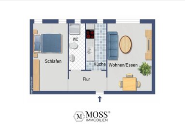 Wohnung zum Kauf 215.000 € 2 Zimmer 50,4 m² Zähringen Freiburg im Breisgau 79108