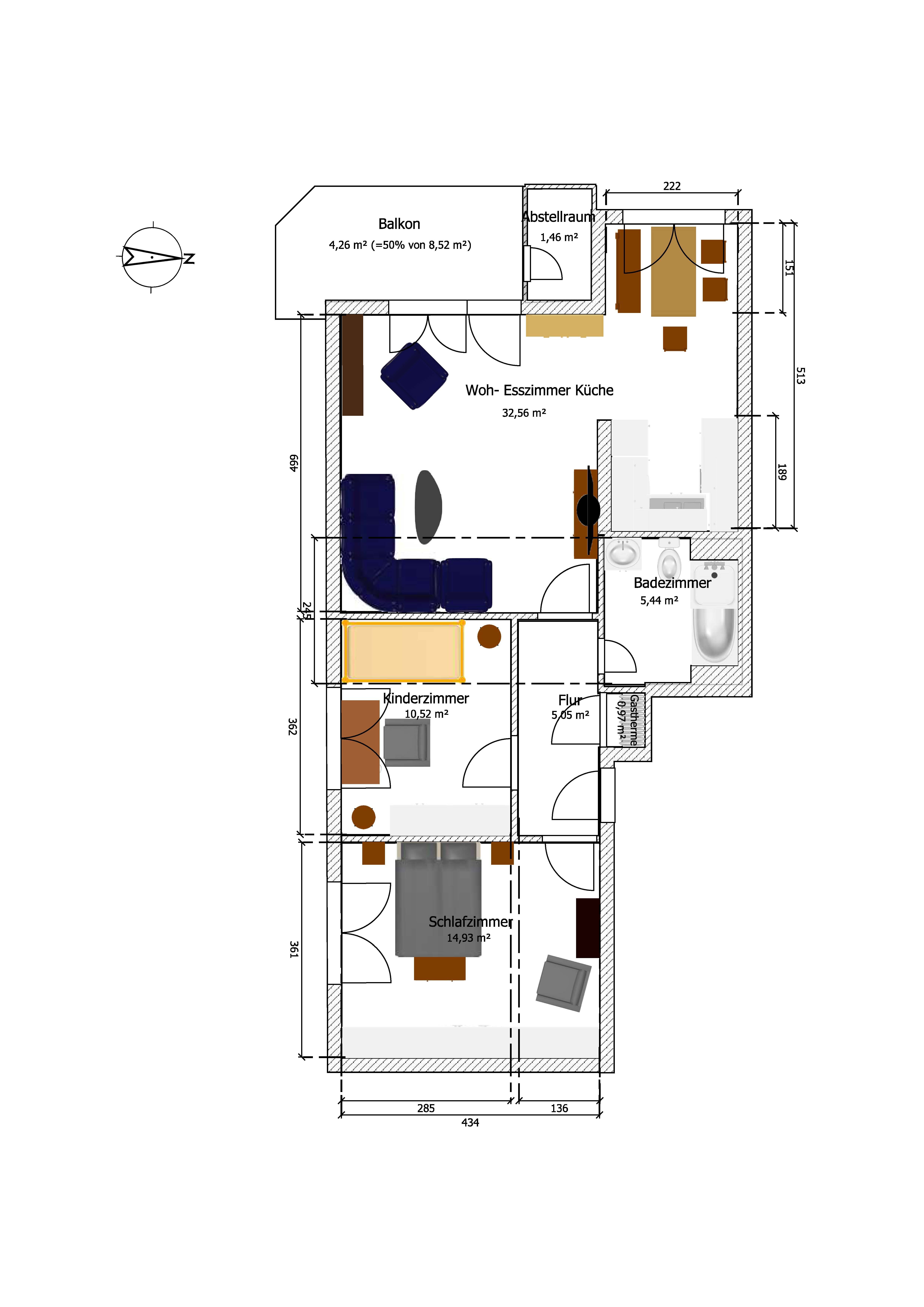 Wohnung zur Miete 1.200 € 3,5 Zimmer 75 m²<br/>Wohnfläche Ab sofort<br/>Verfügbarkeit Leere Wasen/Hulb/Stöckach/Blumenmahden Böblingen 71032