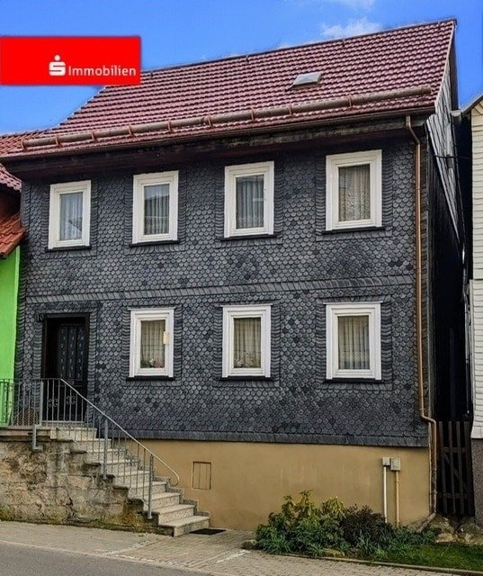 Doppelhaushälfte zum Kauf 104.500 € 5 Zimmer 112 m² 412 m² Grundstück Unterpörlitz Ilmenau 98693