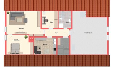 Wohnung zur Miete 490 € 3 Zimmer 2. Geschoss Ardey Fröndenberg/Ruhr 58730