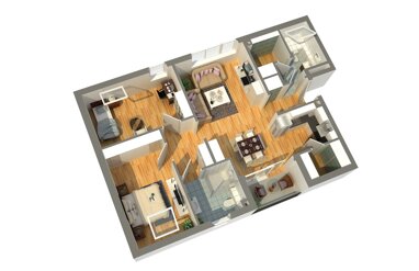 Wohnung zur Miete 900 € 3 Zimmer 84,8 m² 3. Geschoss Borghorst Steinfurt 48565