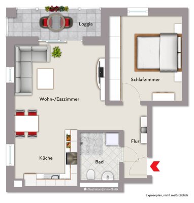 Wohnung zum Kauf Provisionsfrei 323.000 € 2 Zimmer 62 m² 1. Geschoss Musikerviertel Schweinfurt 97424