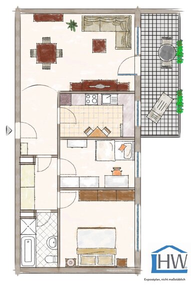 Wohnung zur Miete 585 € 3 Zimmer 72,3 m² Erdgeschoss Im Wohnpark 27 Ahe Bergheim 50127