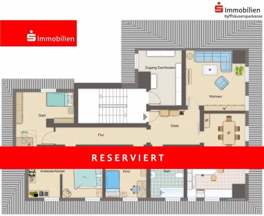Wohnung zur Miete 660 € 4 Zimmer 108,4 m² 3. Geschoss Sondershausen Sondershausen 99706