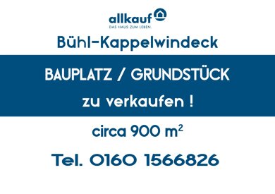 Grundstück zum Kauf 900 m² Grundstück Stadtgebiet Bühl 77815