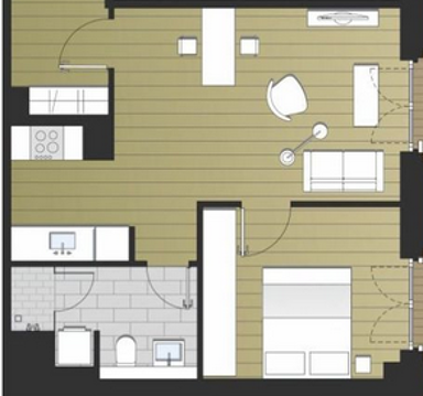 Wohnung zur Miete 475 € 2 Zimmer 47 m² 1. Geschoss Van-der-Giese-Straße 19 Stadtkern - Ost Düren 52351