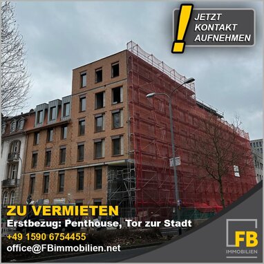 Penthouse zur Miete 1.547,10 € 3 Zimmer 103,1 m² 5. Geschoss Dalbergstraße 1 Innenstadt Fulda 36037