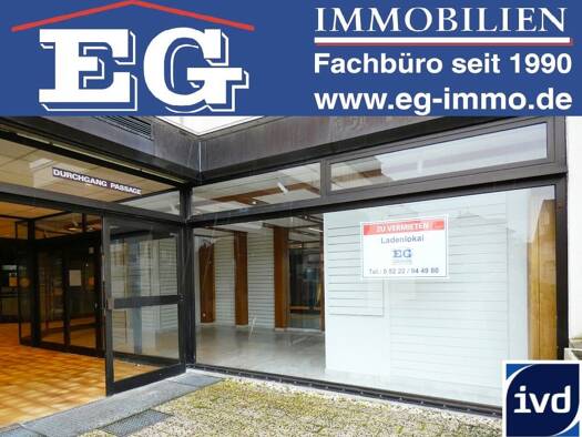 Laden zur Miete 7,78 € Innenstadt Bad Salzuflen-Innenstadt 32105