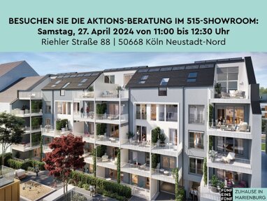 Wohnung zum Kauf Provisionsfrei 399.900 € 1,5 Zimmer 47,7 m² 1. Geschoss Marienburg Köln 50968