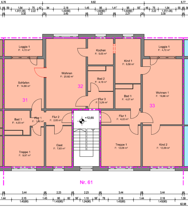 Wohnung zur Miete 770 € 7 Zimmer 138,7 m² 4. Geschoss Zeitz Zeitz 06712