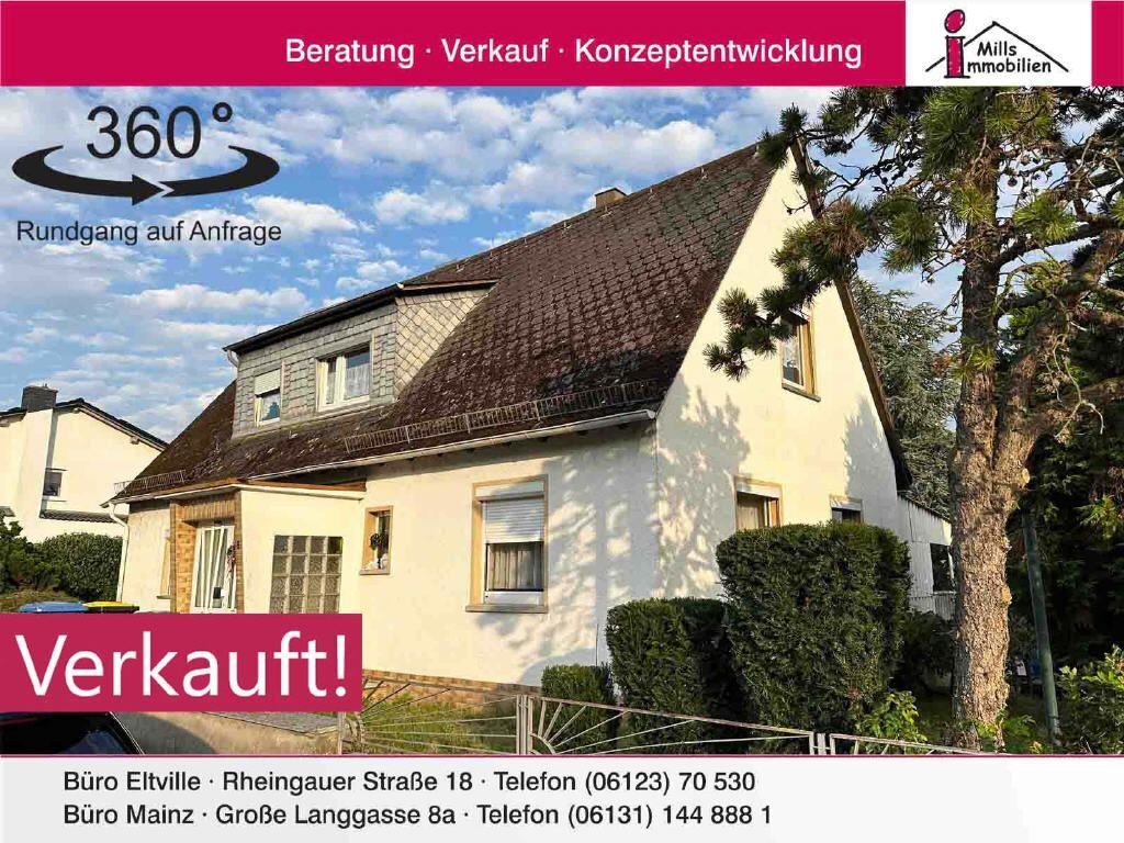 Einfamilienhaus zum Kauf 398.000 € 5 Zimmer 126 m²<br/>Wohnfläche 530 m²<br/>Grundstück Rüdesheim am Rhein Rüdesheim am Rhein 65385