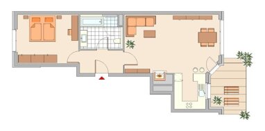 Wohnung zum Kauf Provisionsfrei 321.200 € 2 Zimmer 74,5 m² Erdgeschoss Hofheimer Straße 29 Dietzenbach Dietzenbach 63128