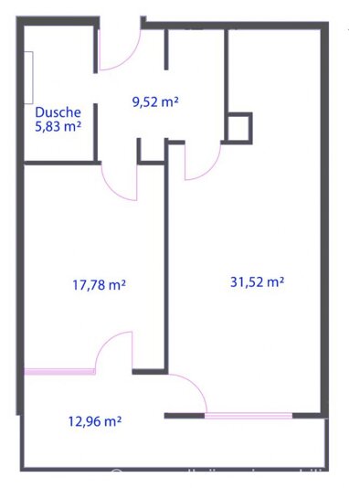 Wohnung zum Kauf 550.000 € 2 Zimmer 70 m² Einsteinstraße 169 Steinhausen München 81677