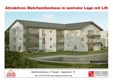 Wohnung zum Kauf Provisionsfrei 436.500 € 3 Zimmer 97 m² 2. Geschoss Zeppelinstr. 10 Tiengen Waldshut-Tiengen 79761