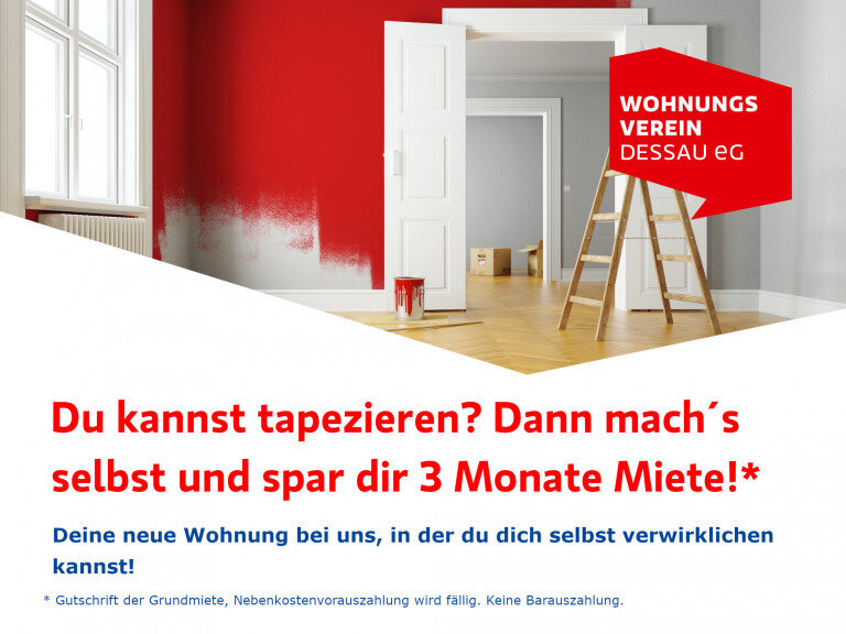 Wohnung zur Miete 380 € 3 Zimmer 70,7 m²<br/>Wohnfläche 3.<br/>Geschoss Kleine Schaftrift 44 Alten 141 Dessau-Roßlau 06847