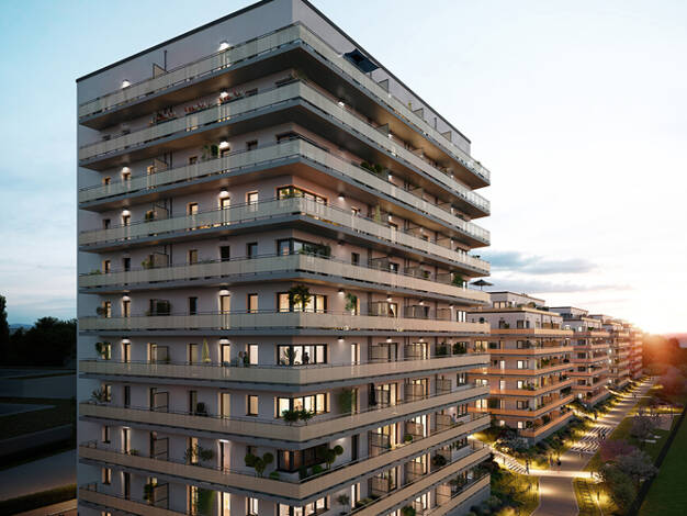 Wohnung zum Kauf - Neubau 263.000 € 1 Zimmer 42 m² 6. Geschoss Dösner Weg 6 Zentrum-Südost Leipzig 04103