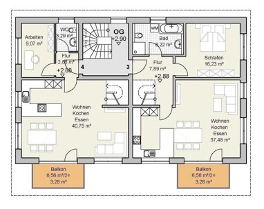 Terrassenwohnung zum Kauf Provisionsfrei 469.000 € 4 Zimmer 95 m² 1. Geschoss Feldstraße 13 Erlingen Meitingen 86405