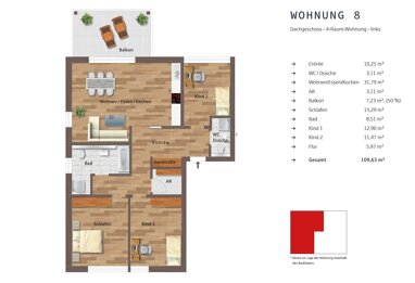 Wohnung zum Kauf Provisionsfrei 512.000 € 4 Zimmer 109,6 m² Altstadt II - Nord Mülheim 45473