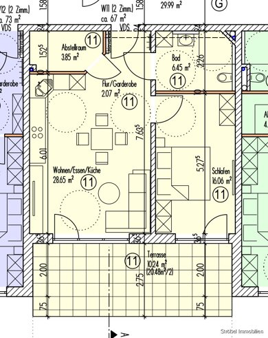 Wohnung zum Kauf 254.000 € 2 Zimmer 67,3 m² EG Wörnitz Wörnitz 91637