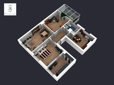 Wohnung zur Miete 840 € 3,5 Zimmer 85 m² Erdgeschoss Reitzstraße 0 Damm Aschaffenburg 63741