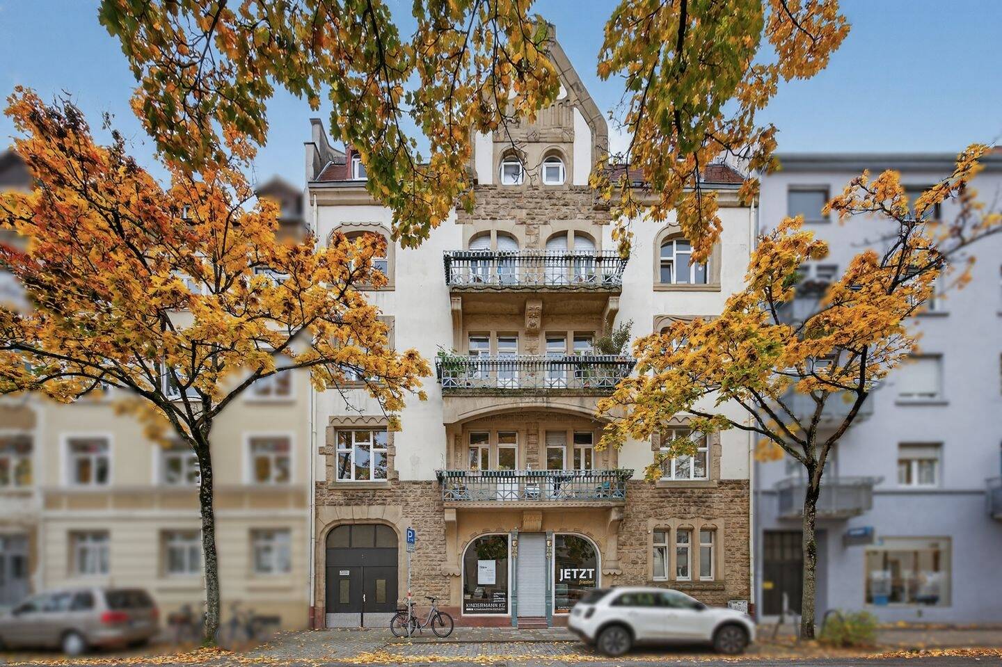 Vermietete 2-Zimmer-Wohnung in denkmalgeschütztem Altbau der Karlsruher Südstadt