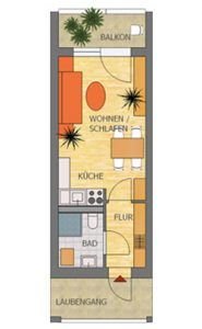 Apartment zur Miete 490 € 1 Zimmer 27 m²<br/>Wohnfläche Ab sofort<br/>Verfügbarkeit Heinrich-Schütz-Straße 18 Sonnenberg 212 Chemnitz 09130