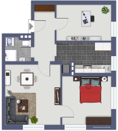 Wohnung zum Kauf 109.000 € 3 Zimmer 60 m² Goch Goch 47574