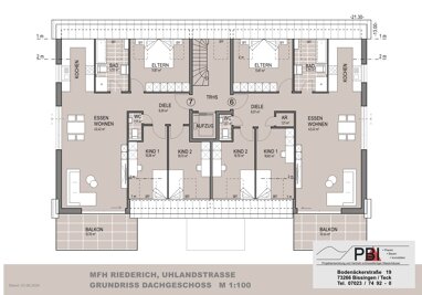 Wohnung zum Kauf Provisionsfrei 446.900 € 4,5 Zimmer 99 m² 2. Geschoss Uhlandstraße 1 Riederich 72585