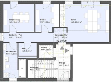 Bürofläche zur Miete provisionsfrei 1.117 € 74,5 m² Bürofläche Spelzengasse Bischofsheim 65474