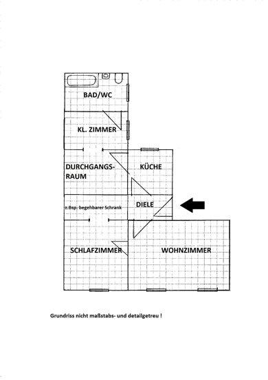 Wohnung zur Miete 460 € 3 Zimmer 58 m² EG frei ab sofort Reinhardtstraße Saalfeld Saalfeld/Saale 07318