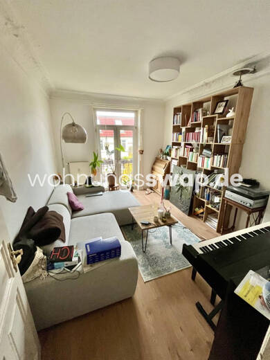 Studio zur Miete Tauschwohnung 520 € 2 Zimmer 50 m² 4. Geschoss Winterhude Hamburg 22299