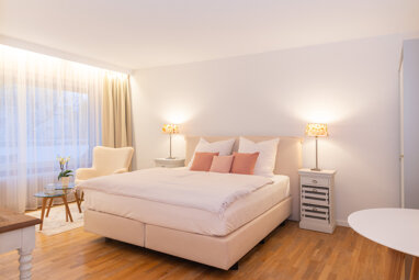 Apartment zur Miete Wohnen auf Zeit 1.600 € 1 Zimmer 31 m² frei ab sofort Spessartring 53-59 Mathildenhöhe Darmstadt 64287