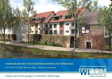 Wohnung zum Kauf provisionsfrei 632.000 € 3 Zimmer 117,1 m² 1. Geschoss frei ab 01.08.2026 Am Perfort 9 Bad Hersfeld Bad Hersfeld 36251