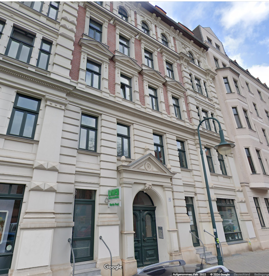 Wohnung zur Miete 360 € 2 Zimmer 39,8 m² 4. Geschoss Leibnizstraße 25 Sternviertel Magdeburg 39104